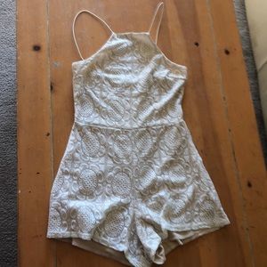 Cream romper $30